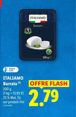 Lidl ITALIAMO Burrata offre