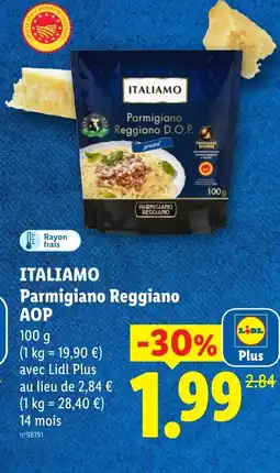 Lidl ITALIAMO Parmigiano Reggiano AOP offre
