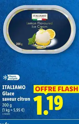 Lidl ITALIAMO Glace saveur citron offre