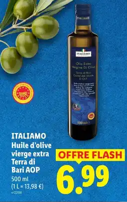 Lidl ITALIAMO Huile d'olive vierge extra Terra di Bari AOP offre