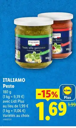 Lidl ITALIAMO Pesto offre