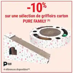 Gamm vert Sur une sélection de griffoirs carton pure family offre