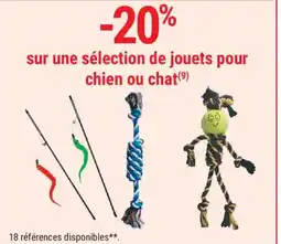 Gamm vert Sur une sélection de jouets pour chien ou chat offre
