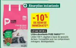 Gamm vert Litière absorbante pure family offre