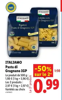 Lidl ITALIAMO Pasta di Gragnano IGP offre