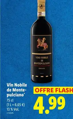 Lidl Vin Nobile de Monte- pulciano offre
