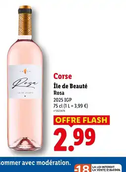 Lidl ROSA Corse Île de Beauté offre