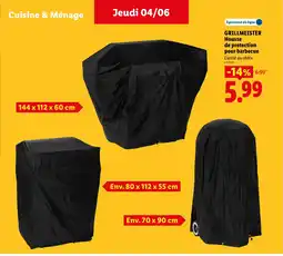 Lidl GRILLMEISTER Housse de protection pour barbecue offre
