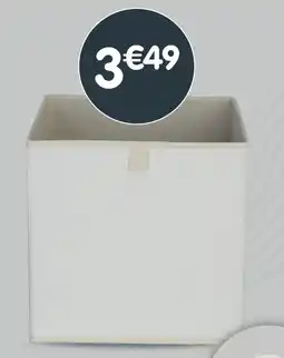 b&m Cube de rangement bouclé offre