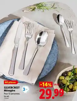 Lidl SILVERCREST Ménagère offre