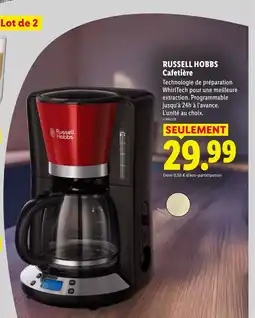 Lidl RUSSELL HOBBS Cafetière offre