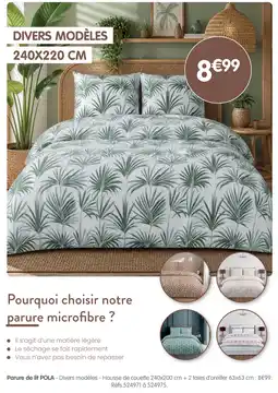b&m Parure de lit POLA offre