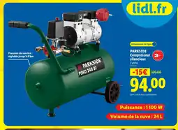 Lidl PARKSIDE Compresseur silencieux offre