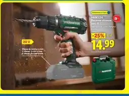 Lidl PARKSIDE Perceuse-visseuse sans fil offre