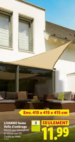 Lidl LIVARNO home Voile d'ombrage offre