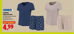 Lidl ESMARA Pyjama femme offre