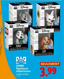Lidl FUNKO Figurine en vinyle licence offre