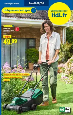 Lidl PARKSIDE Tondeuse à gazon électrique offre