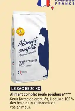 Gamm vert Aliment complet poule pondeuse offre