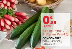 Super U Concombre offre