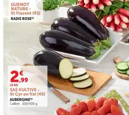 Super U Aubergine offre
