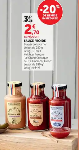 Super U Sauce froide offre