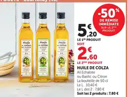 Super U Huile de colza offre