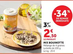 Super U Mix bouinotte offre