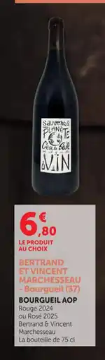 Super U BERTRAND ET VINCENT MARCHESSEAU Bourgueil aop offre