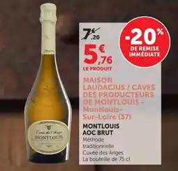 Super U MONTLOUIS Aoc brut offre