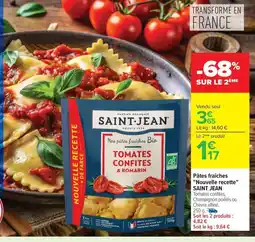 Carrefour Market SAINT JEAN Pâtes fraîches Nouvelle recette offre