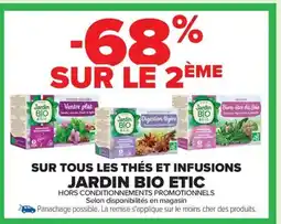 Carrefour Market JARDIN BIO ETIC Sur tous les thés et infusions offre