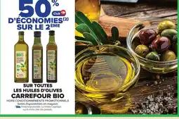 Carrefour Market CARREFOUR BIO Sur toutes les huiles d'olives offre