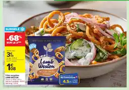 Carrefour LAMB WESTON Frites surgelées offre
