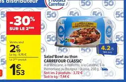 Carrefour CARREFOUR CLASSIC Salad Bowl au thon offre