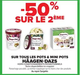 Carrefour HÄAGEN-DAZS Sur tous les pots & mini pots offre
