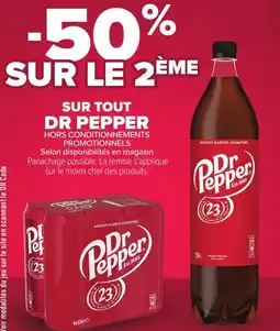 Carrefour DR PEPPER offre
