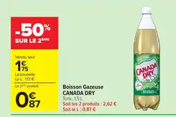 Carrefour CANADA DRY Boisson Gazeuse offre