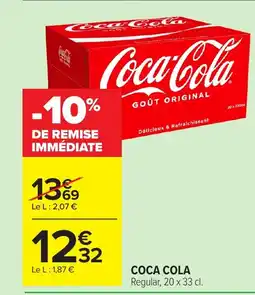 Carrefour COCA COLA Regular offre