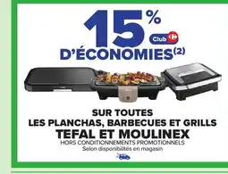 Carrefour TEFAL ET MOULINEX Sur toutes les planchas, barbecues et grills offre