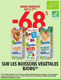 Intermarché BJORG Sur les boissons végétales offre