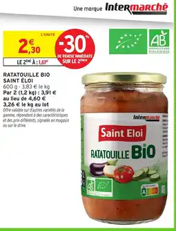 Intermarché SAINT ÉLOI Ratatouille bio offre