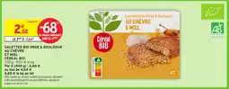 Intermarché CÉRÉAL BIO Galettes bio orge & boulgour au chèvre et miel offre