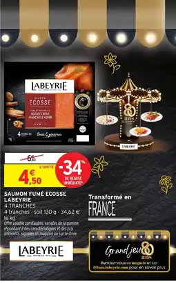 Intermarché LABEYRIE Saumon fumé ecosse offre