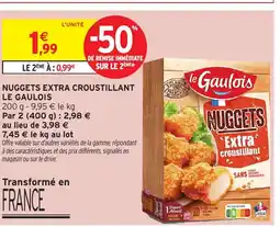 Intermarché LE GAULOIS Nuggets extra croustillant offre