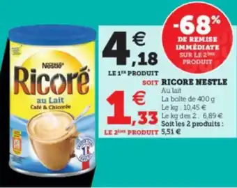 Super U Ricore Nestle offre