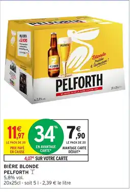 Intermarché PELFORTH Bière blonde offre