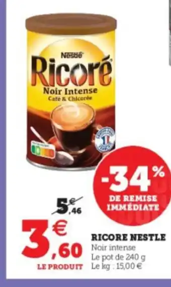 Super U Ricore Nestle offre