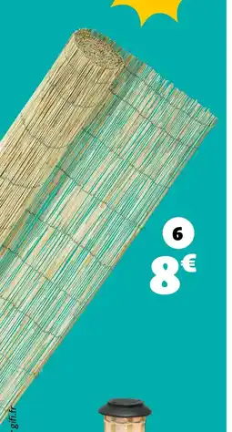 Gifi Canisse roseau offre