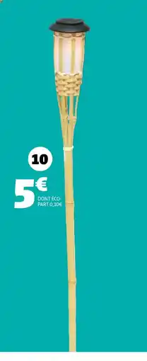Gifi Torche solaire 12 led offre